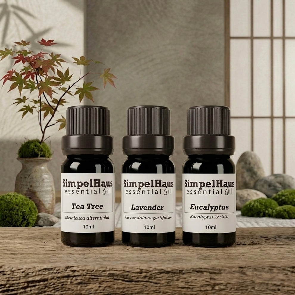 The Home Essentials Collection (with Cube Wooden Diffuser)