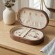 Oval Wooden Jewellery Box