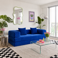 Kelsey Sofa Bed – Blue Corduroy
