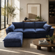 Noosa Modular Sofa with Ottoman – Midnight Blue