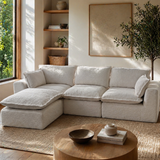 Noosa Modular Sofa with Ottoman – Cloud White