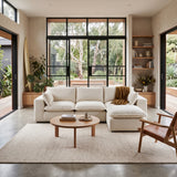 Noosa Modular Sofa with Ottoman – Cloud White