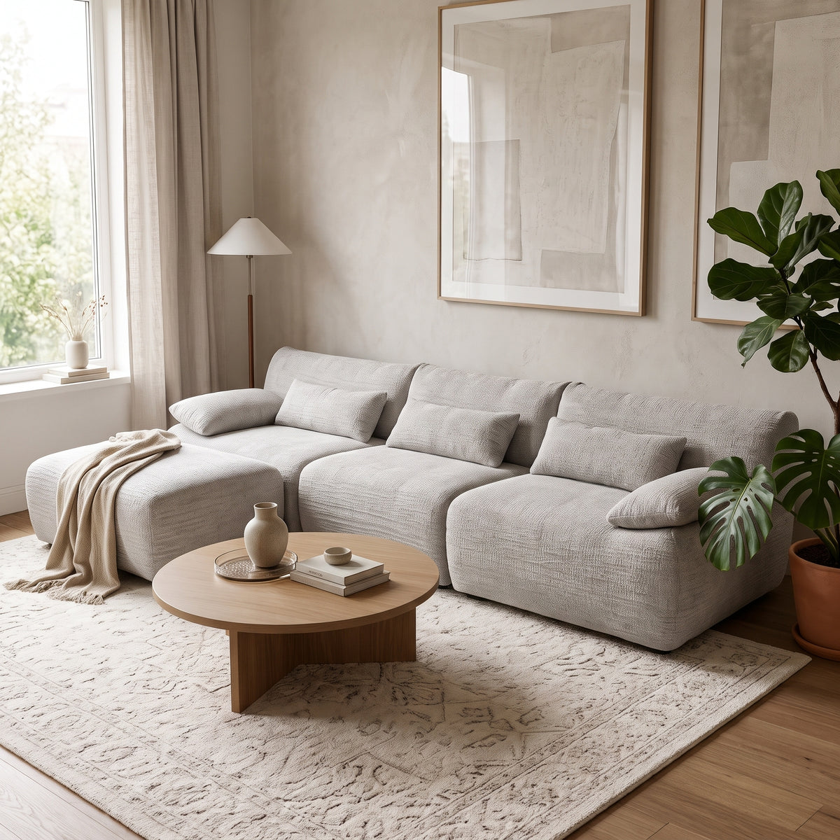 Oslo Modular Sofa – Cosy Silver