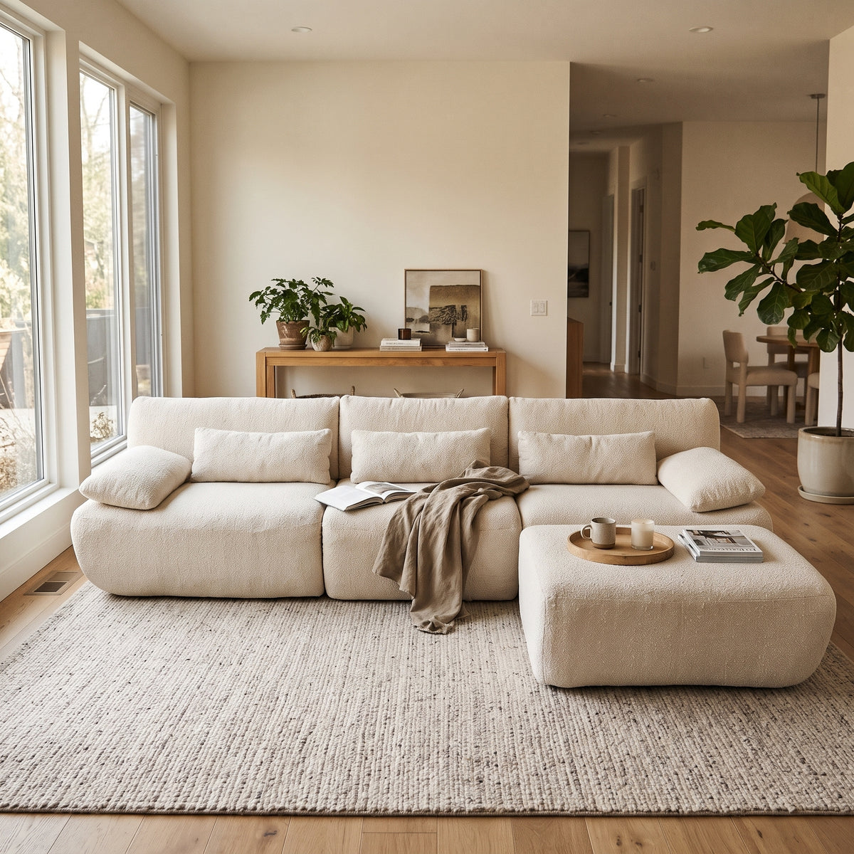 Oslo Modular Sofa – Raw Cotton