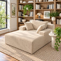 Soma Chaise Lounge Sofa – Camel Corduroy
