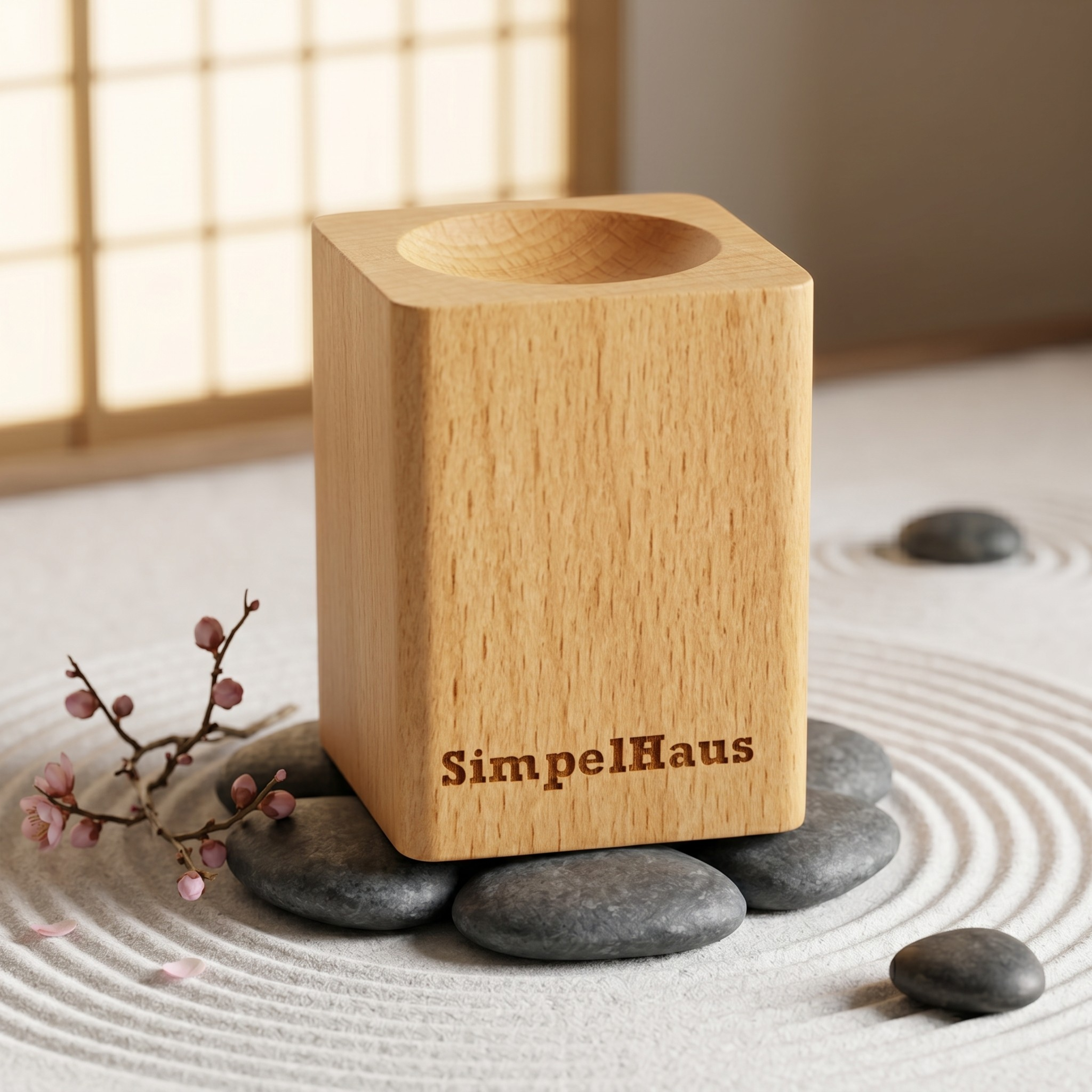 Cube Wooden Aroma Diffuser