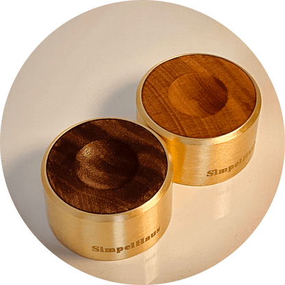 Brass Wooden Aroma Diffuser - Simpelhaus