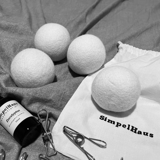 Wool Dryer Ball Laundry Set - Simpelhaus
